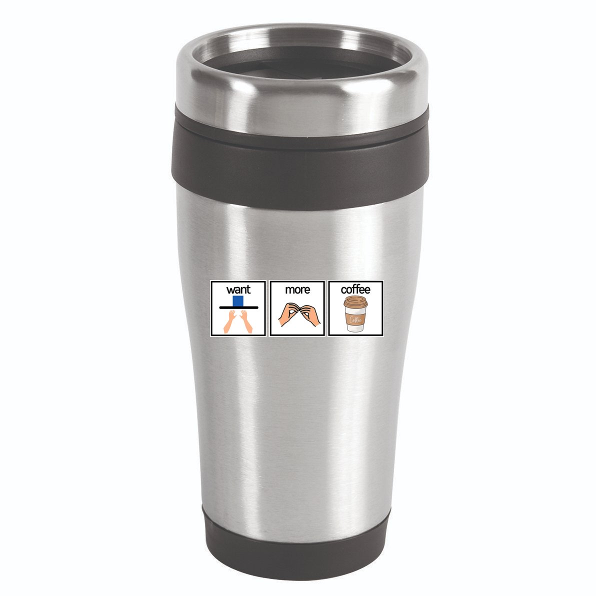 Funny Special Education Teacher Want More Coffee 16oz Travel Tumbler