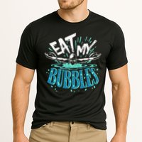 Funny Swimming Eat My Bubbles Swim Swimmer Cooling Performance Crew T-Shirt