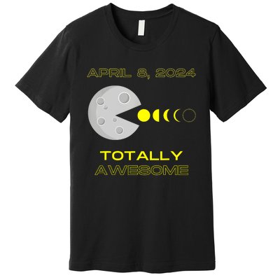 Funny Solar Eclipse April 8 2024 Eclipse Gamer Premium T-Shirt