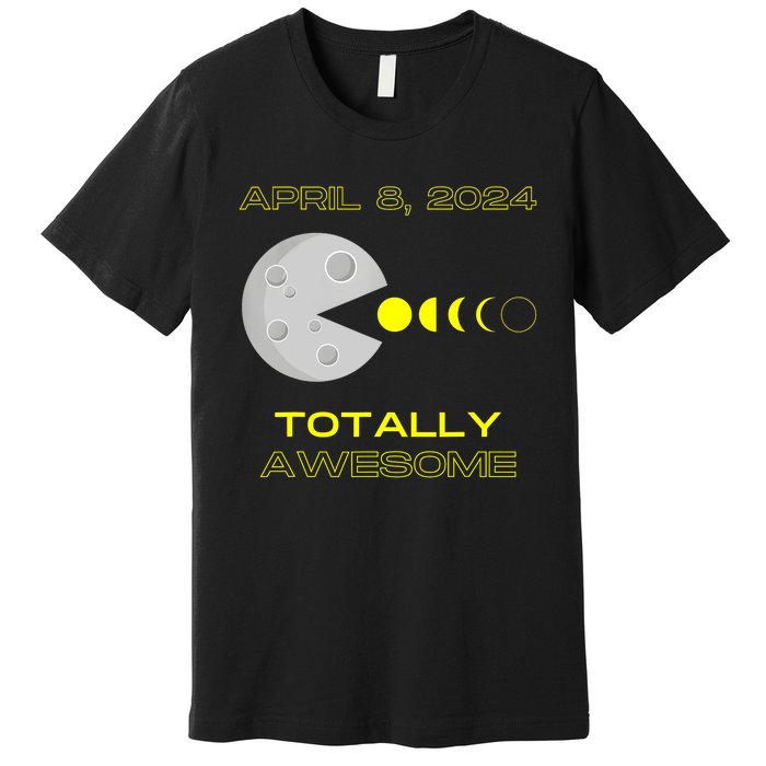 Funny Solar Eclipse April 8 2024 Eclipse Gamer Premium T-Shirt