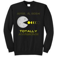 Funny Solar Eclipse April 8 2024 Eclipse Gamer Tall Sweatshirt