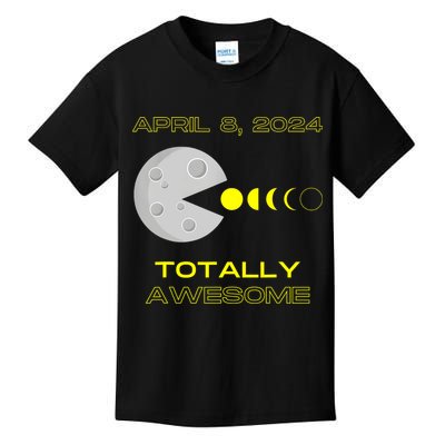 Funny Solar Eclipse April 8 2024 Eclipse Gamer Kids T-Shirt