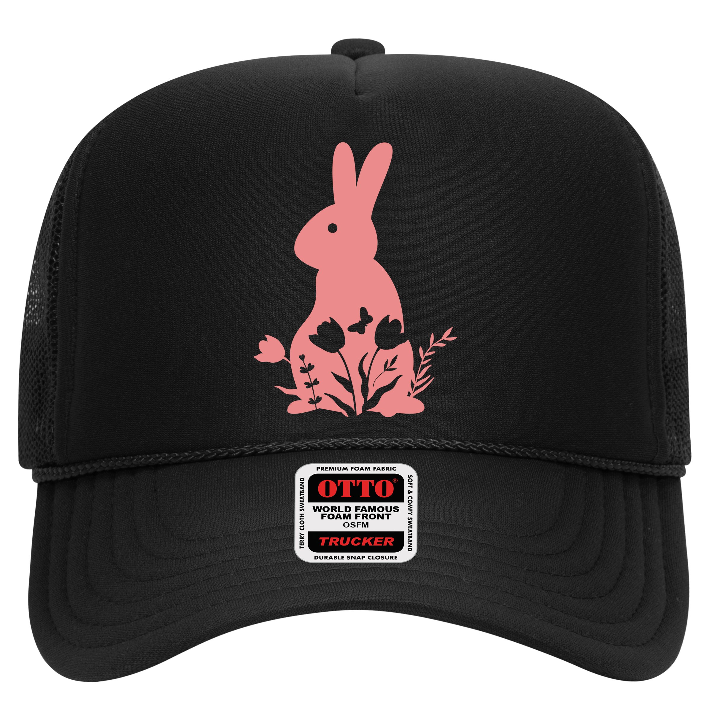 Floral Spring Easter Bunny Hat