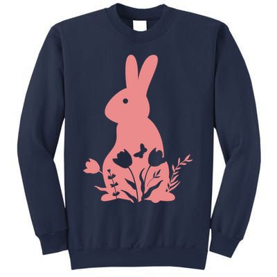 Floral Spring Easter Bunny Sweatshirt