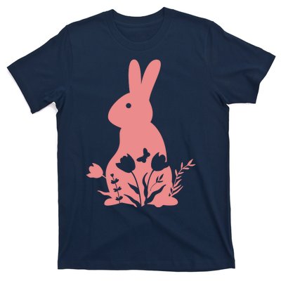 Floral Spring Easter Bunny T-Shirt