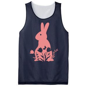 Floral Spring Easter Bunny Mesh Reversible Basketball Jersey Tank