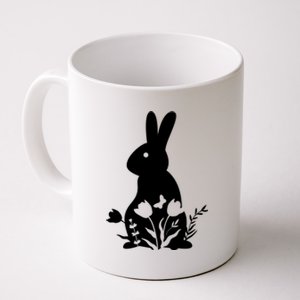 Floral Spring Easter Bunny Coffee Mug