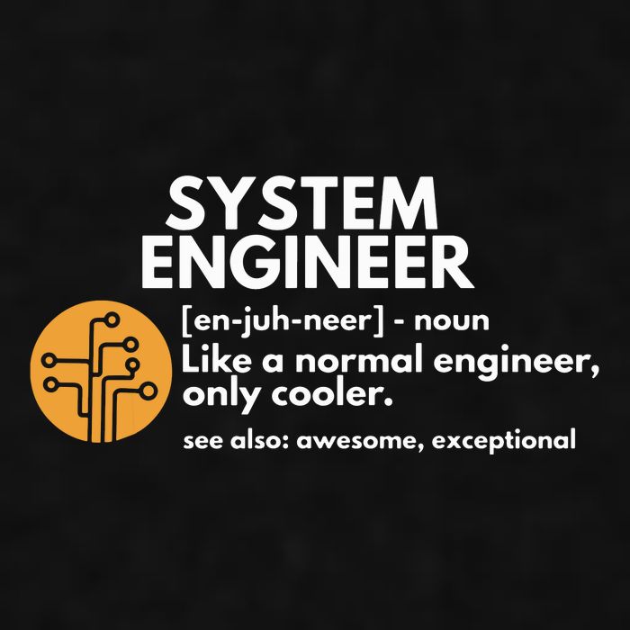 Funny System Engineer Definition Software Engineering Gift Ladies PosiCharge Tri-Blend Wicking Tank