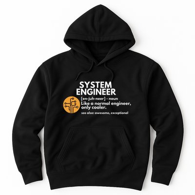 Funny System Engineer Definition Software Engineering Gift Hoodie