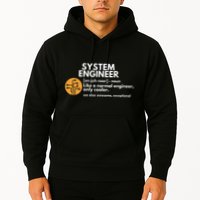 Funny System Engineer Definition Software Engineering Gift Hoodie