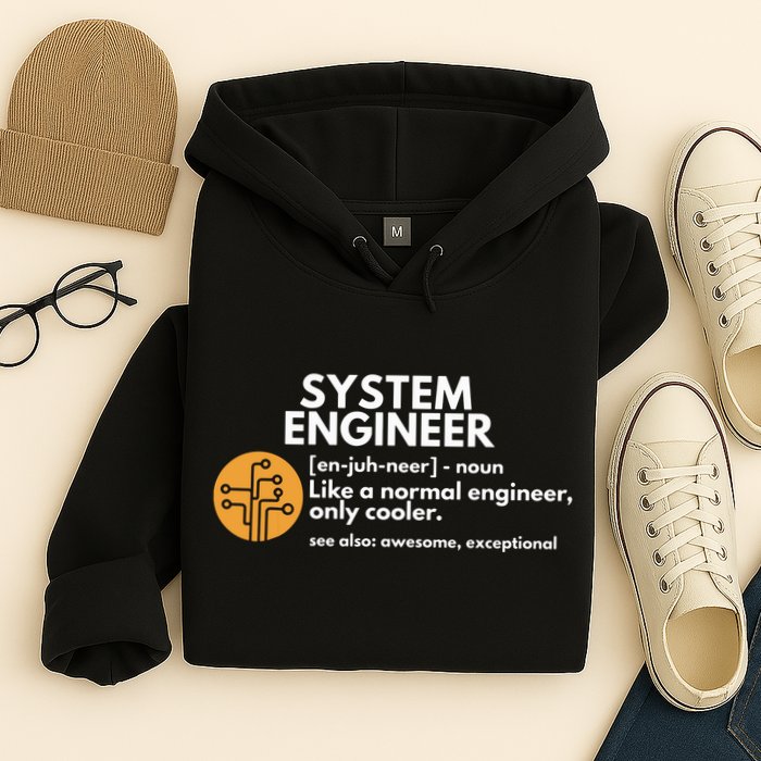 Funny System Engineer Definition Software Engineering Gift Hoodie