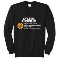 Funny System Engineer Definition Software Engineering Gift Sweatshirt