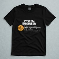 Funny System Engineer Definition Software Engineering Gift T-Shirt