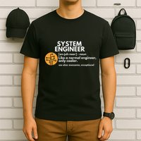 Funny System Engineer Definition Software Engineering Gift T-Shirt