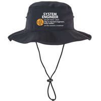 Funny System Engineer Definition Software Engineering Gift Bucket Hat