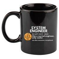 Funny System Engineer Definition Software Engineering Gift 11oz C Handle Ceramic Mug