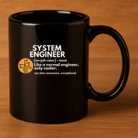 Funny System Engineer Definition Software Engineering Gift 11oz C Handle Ceramic Mug