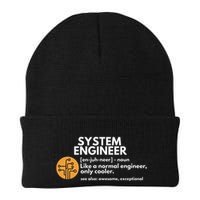 Funny System Engineer Definition Software Engineering Gift Beanie