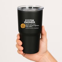 Funny System Engineer Definition Software Engineering Gift Tumbler