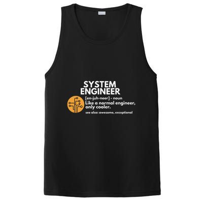 Funny System Engineer Definition Software Engineering Gift PosiCharge Competitor Tank