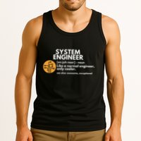 Funny System Engineer Definition Software Engineering Gift Tank Top