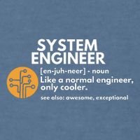 Funny System Engineer Definition Software Engineering Gift Garment-Dyed Sweatshirt