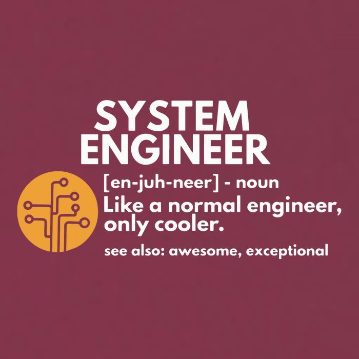 Funny System Engineer Definition Software Engineering Gift 16oz Travel Tumbler