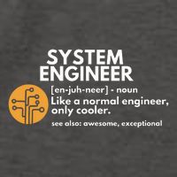 Funny System Engineer Definition Software Engineering Gift Vector Backpack
