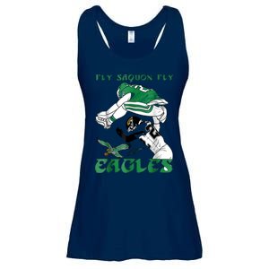 Fly Saquon Eagles Ladies Essential Flowy Tank