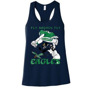 Fly Saquon Eagles Women's Racerback Tank