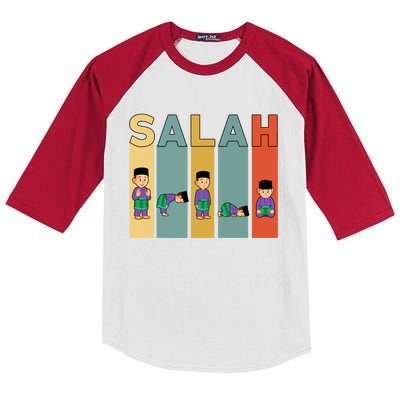 First Salah Eid Muslim Ages 8gift12 Ramadan Gift Kids Colorblock Raglan Jersey