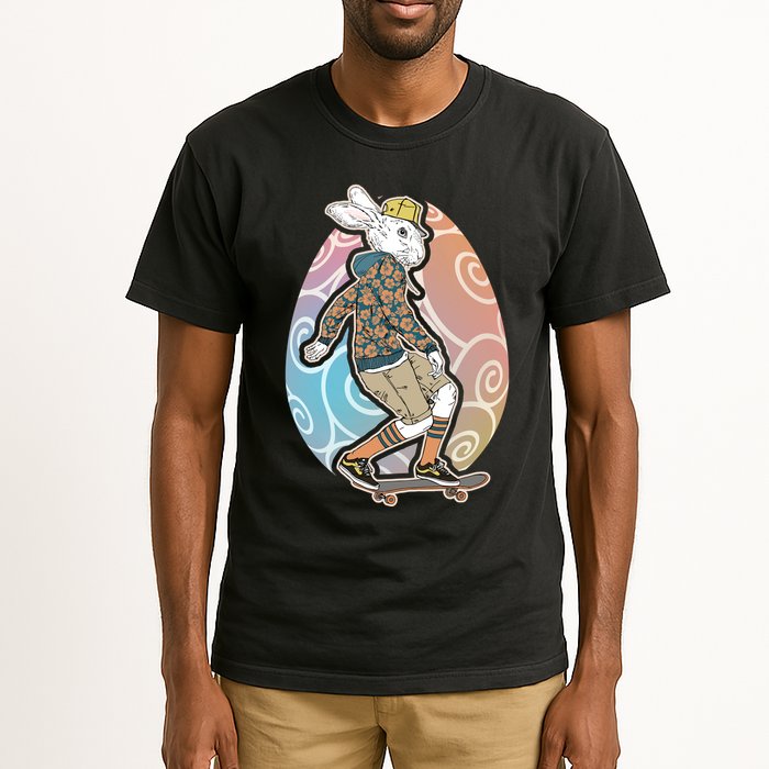 Funny Skateboarding Easter Bunny Rabbit Tall T-Shirt