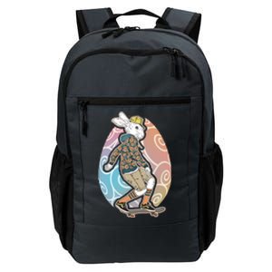 Funny Skateboarding Easter Bunny Rabbit Daily Commute Backpack