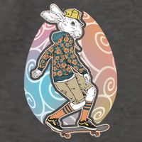 Funny Skateboarding Easter Bunny Rabbit Vector Backpack
