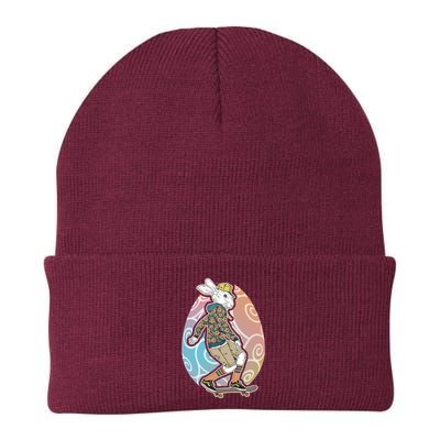 Funny Skateboarding Easter Bunny Rabbit Beanie