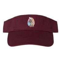 Funny Skateboarding Easter Bunny Rabbit Visor