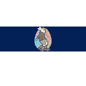 Funny Skateboarding Easter Bunny Rabbit Bumper Sticker