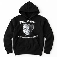 Funny Squirrel Excuse Me Your Birdfeeder Is Empty Hoodie