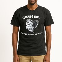 Funny Squirrel Excuse Me Your Birdfeeder Is Empty Tall T-Shirt