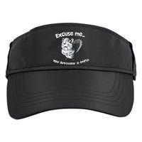 Funny Squirrel Excuse Me Your Birdfeeder Is Empty Adult Drive Performance Visor