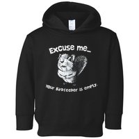 Funny Squirrel Excuse Me Your Birdfeeder Is Empty Toddler Hoodie