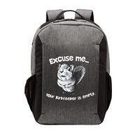 Funny Squirrel Excuse Me Your Birdfeeder Is Empty Vector Backpack