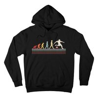 Funny Soccer Evolution Of Man Sport Retro Vintage Gift Hoodie