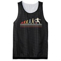 Funny Soccer Evolution Of Man Sport Retro Vintage Gift Mesh Reversible Basketball Jersey Tank