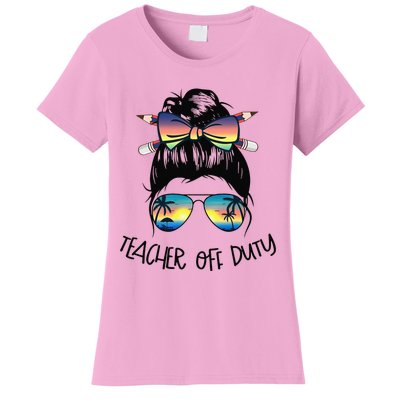 Funny Summer End Of School Year Teacher Off Duty Women's T-Shirt