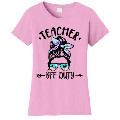 Funny Summer End Of School Year Teacher Off Duty Women's T-Shirt