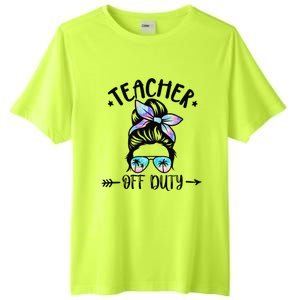 Funny Summer End Of School Year Teacher Off Duty Tall Fusion ChromaSoft Performance T-Shirt