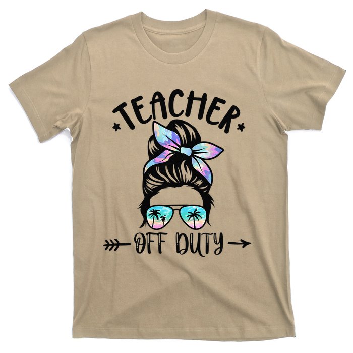 Funny Summer End Of School Year Teacher Off Duty T-Shirt