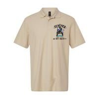 Funny Summer End Of School Year Teacher Off Duty Softstyle Adult Sport Polo