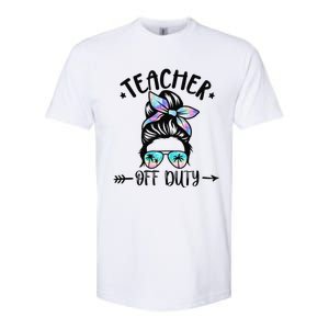 Funny Summer End Of School Year Teacher Off Duty Softstyle CVC T-Shirt